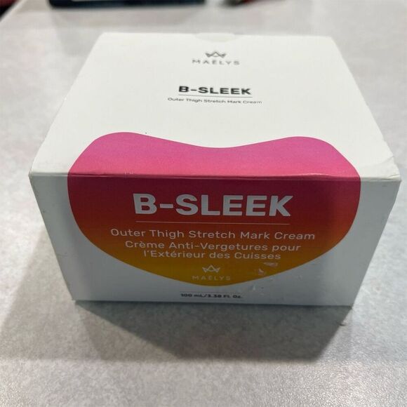 MAELYS B-SLEEK Thigh Stretch Mark Cream 3.38oz Hydrating Treatment - Picture 1 of 7
